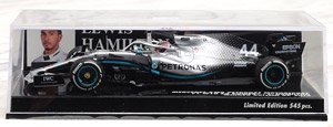 Mercedes-AMG Petronas Motorsport F1 W10 EQ Power+ - Lewis Hamilton W.Flag - Winner British GP 2019 (Diecast Car)