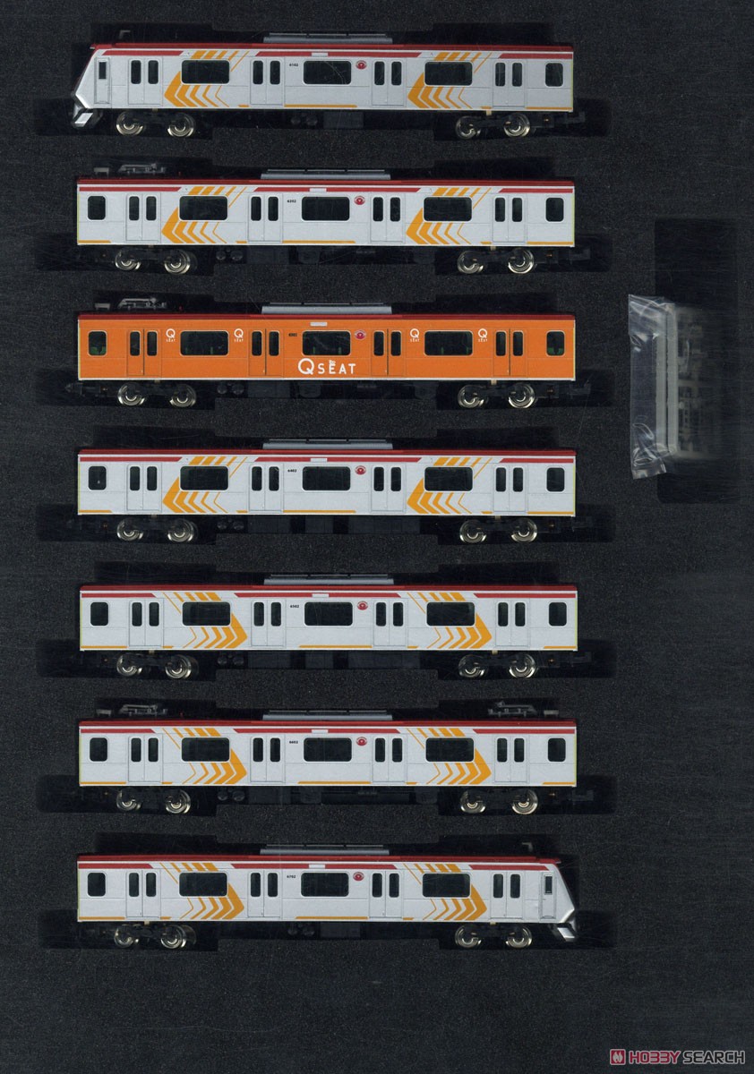 東急電鉄 6000系 (Q SEAT車付き・有料座席指定サービス編成) 7輛編成セット (動力付き) (7両セット) (塗装済み完成品) (鉄道模型) 商品画像1