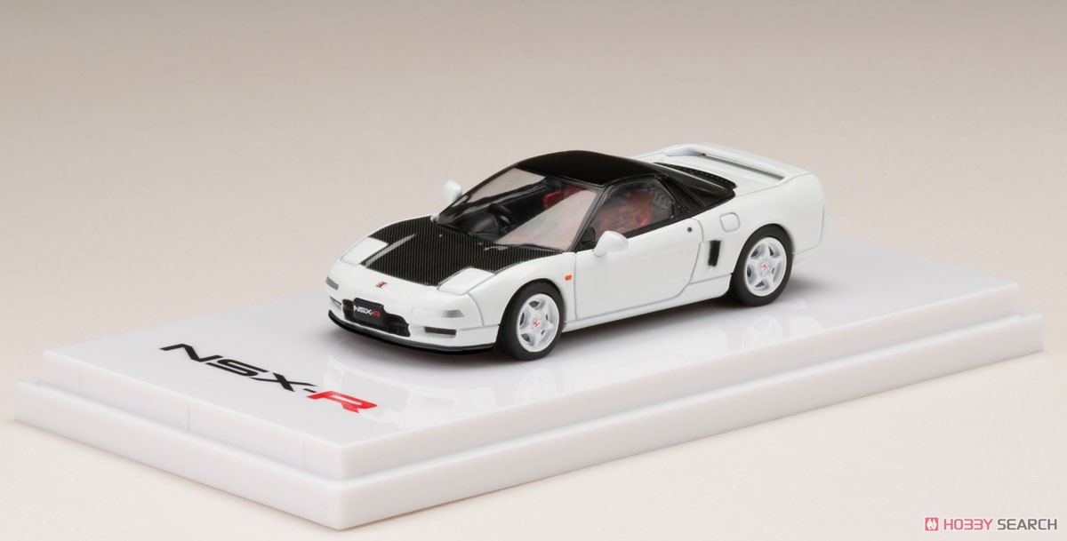 Honda NSX (NA1) Type R 1992 チャンピオンシップホワイト / カーボンフロントカウル (ミニカー) 商品画像1