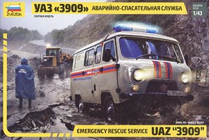 Emergency Rescue Service UAZ3909 (Plastic model)