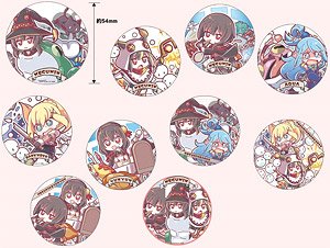[Kono Subarashii Sekai ni Shukufuku o! Kurenai Densetsu] One Scene Trading Can Badge (Anime Toy)