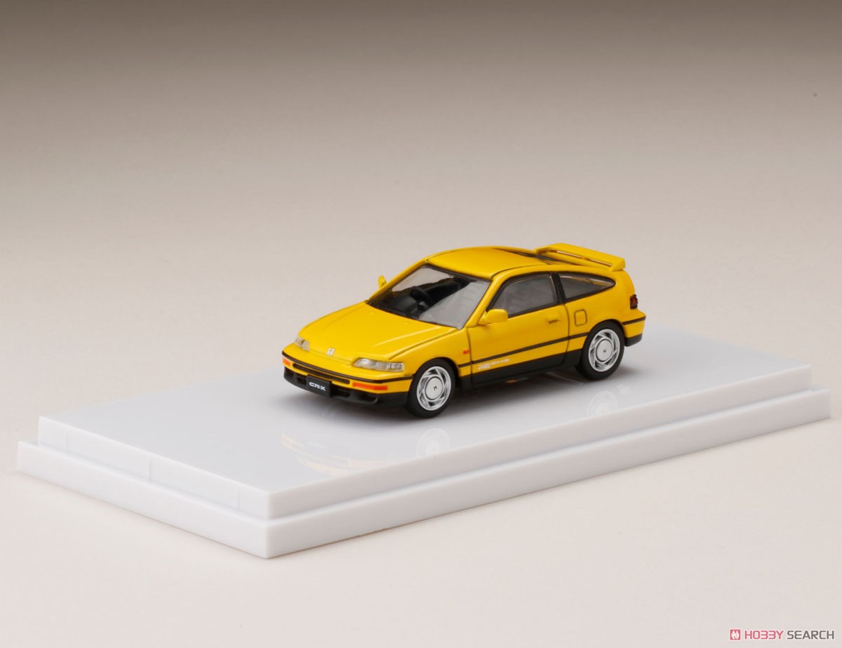 Honda CR-X SiR (EF8) Yellow (ミニカー) 商品画像1