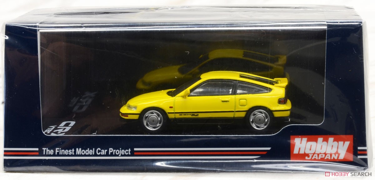Honda CR-X SiR (EF8) Yellow (ミニカー) パッケージ1
