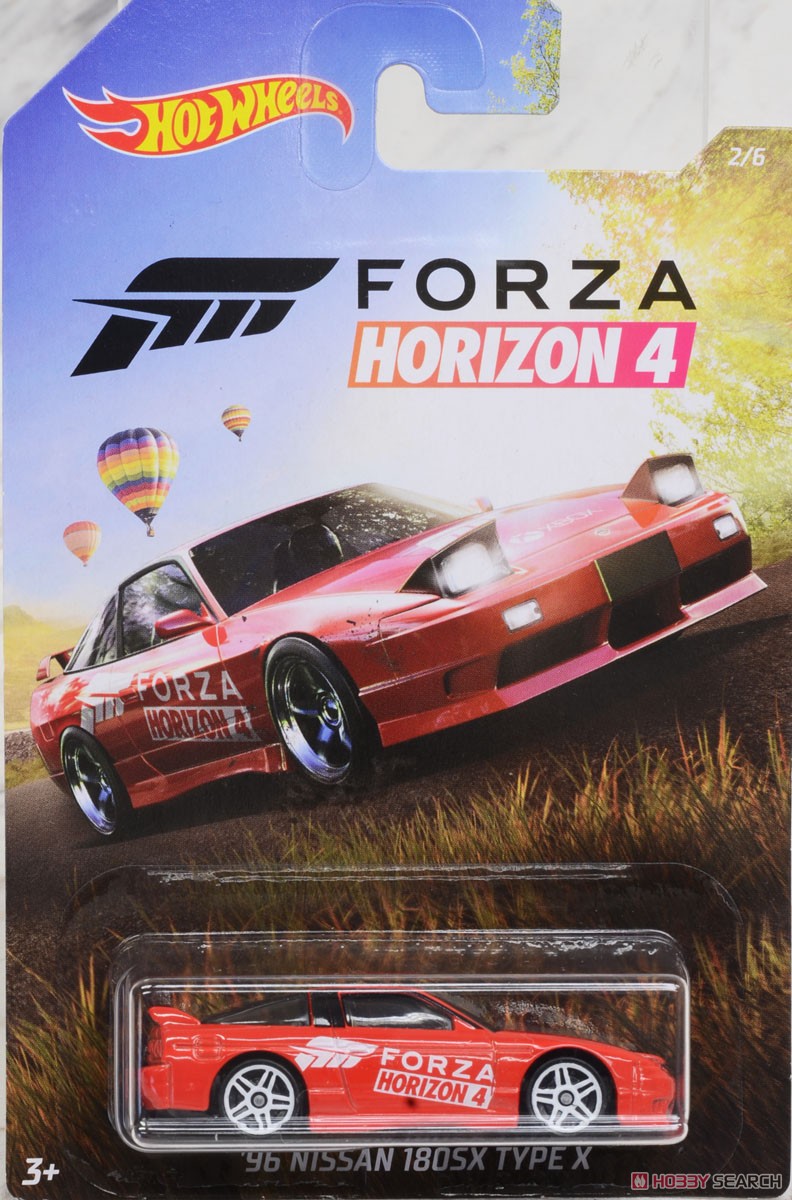 Hot Wheels Auto Motive Assort Forza `96 NISSAN 180 SX TYPE X (玩具) パッケージ1