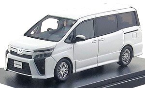 Toyota Voxy Hybrid ZS (2019) White Pearl Crystal Shine (Diecast Car)