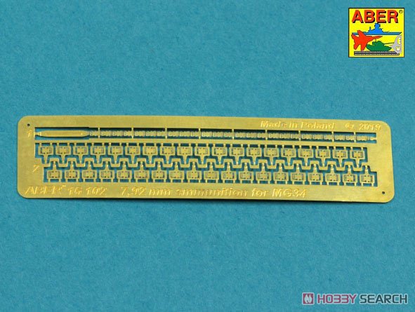 7.92mm Amunition for German MG34 Machine Gun x 25 Pieces (Plastic model) Item picture2