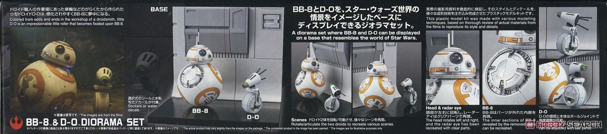1/12 BB-8&D-O ジオラマセット (プラモデル) 商品画像11