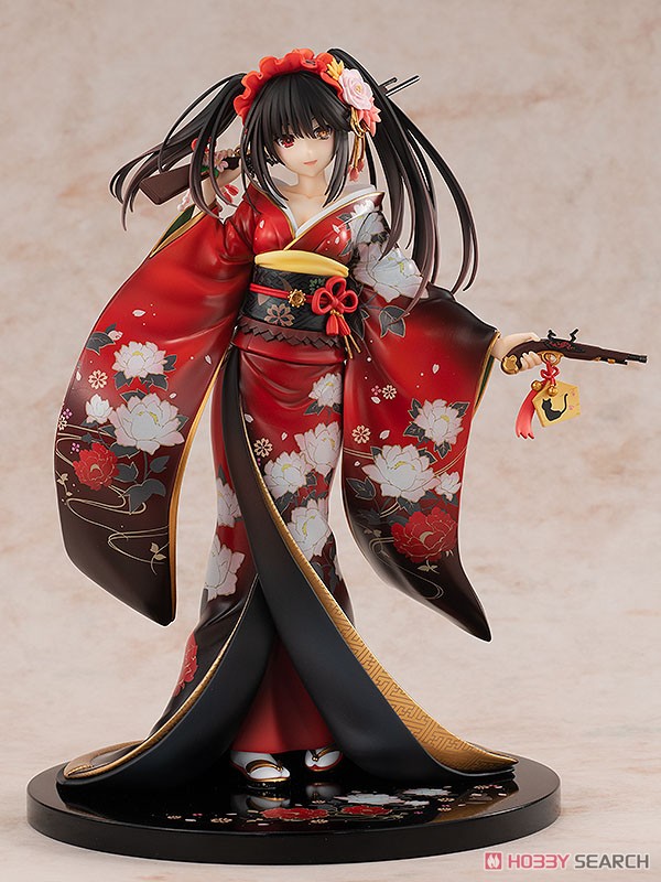 Date A Live Light Novel: Kurumi Tokisaki - Alluring Kimono Ver. (PVC Figure) Item picture2