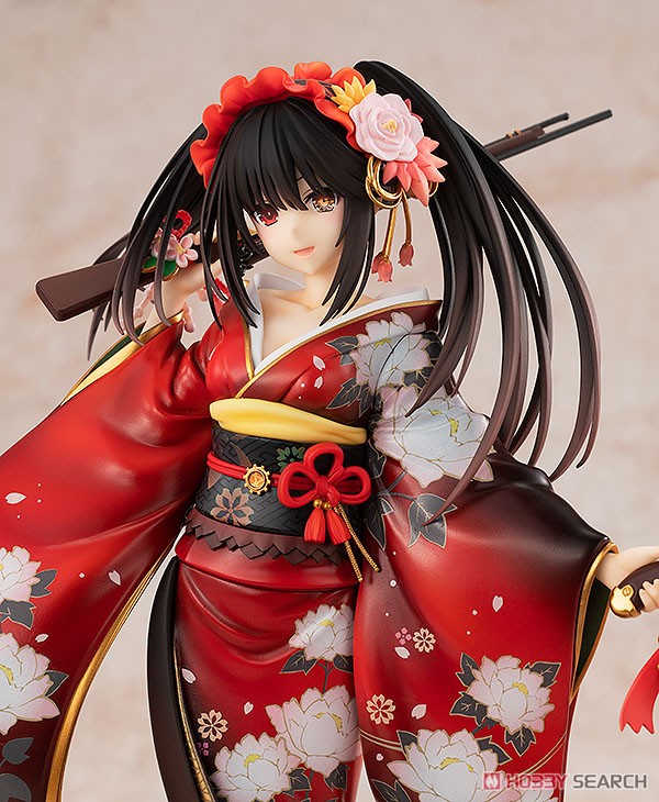 Date A Live Light Novel: Kurumi Tokisaki - Alluring Kimono Ver. (PVC Figure) Item picture7