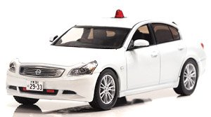 日産 スカイライン 350GT (V36) 2007 埼玉県警察高速道路交通警察隊車両 (覆面 白) (ミニカー)