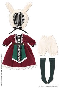 LSS [Hide and Seek Forest One Piece Set -by Annie`s-] (Rabbit x Bordeaux) (Fashion Doll)