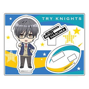 Try Knights Nendoroid Plus Acrylic Stand Riku Haruma (Anime Toy)