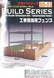 【 BD-03 廉価 】 工事現場用フェンス (廉価版) (鉄道模型)