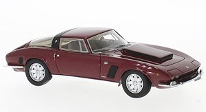 イソ グリフォ 7L MK2 1972 メタリックダークレッド (ミニカー)