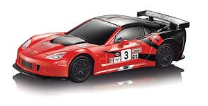 R/C コルベット C6.R 赤黒 (ラジコン)