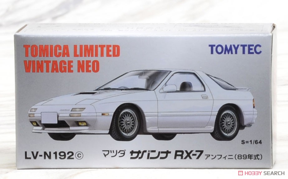 TLV-N192c マツダ サバンナ RX-7 アンフィニ (白) (ミニカー) パッケージ1