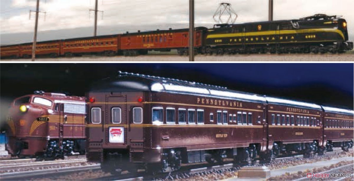 PRR ブロードウェイ・リミテッド 10両基本セット (基本・10両セット) ★外国形モデル (鉄道模型) その他の画像1