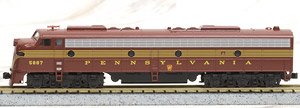 Pennsylvania Railroad E8A Tuscan Red 5 Stripe #5887 (Model Train)