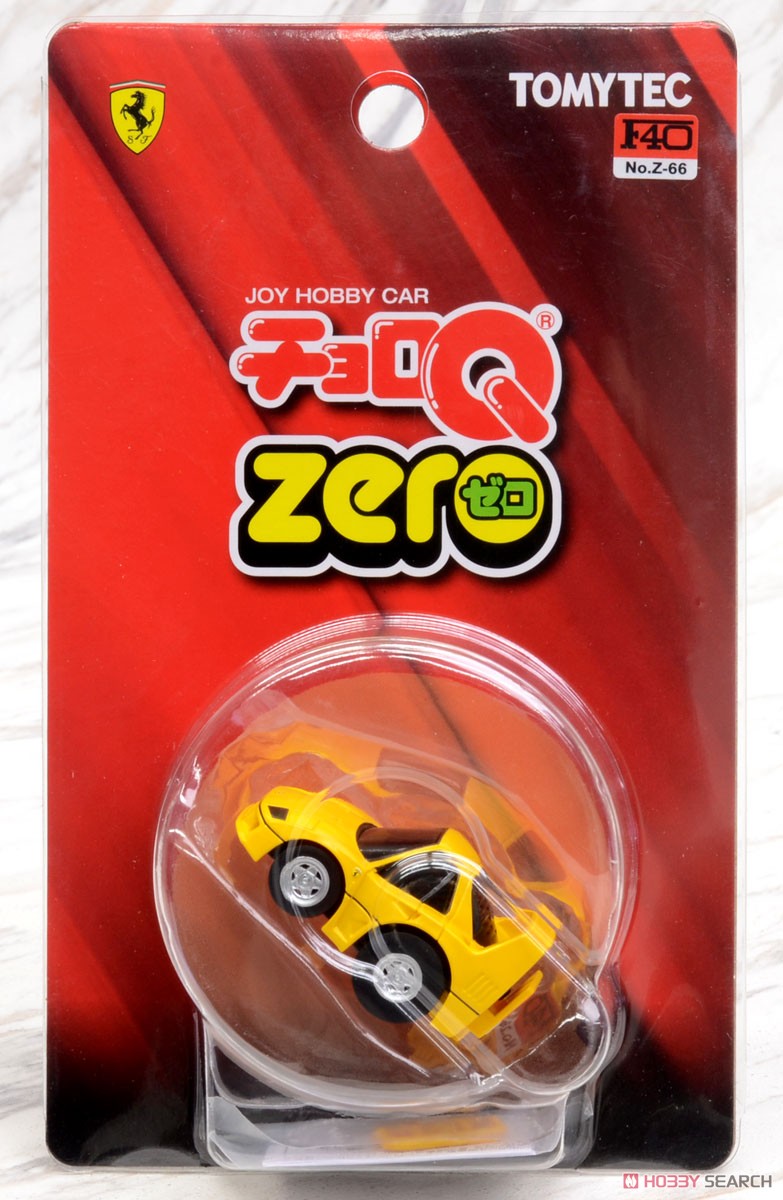 チョロQ zero Z-66c フェラーリ F40 (黄) (チョロQ) パッケージ1