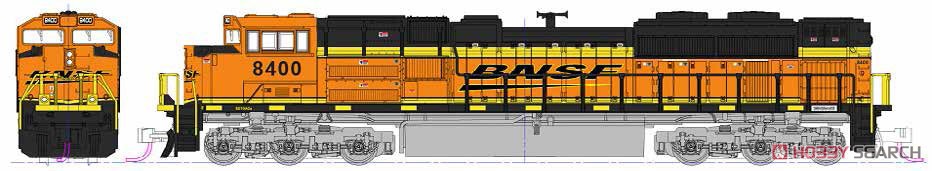 EMD SD70ACe Nose Headlight BNSF #8527 ★外国形モデル (鉄道模型) その他の画像1