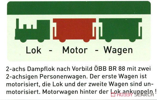チビロコ オーストリア連邦鉄道 BR 88 ★外国形モデル (鉄道模型) 解説1