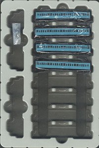 (Z) J.N.R. Series 103 Sky Blue Low Cab Type Standard Four Car Set (Basic 4-Car Set) (Model Train)