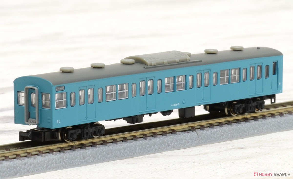 (Z) 国鉄 103系 スカイブルー 低運転台タイプ 4両基本セット (基本・4両セット) (鉄道模型) 商品画像4