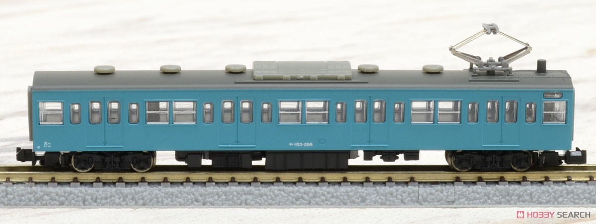 (Z) 国鉄 103系 スカイブルー 低運転台タイプ 4両基本セット (基本・4両セット) (鉄道模型) 商品画像5