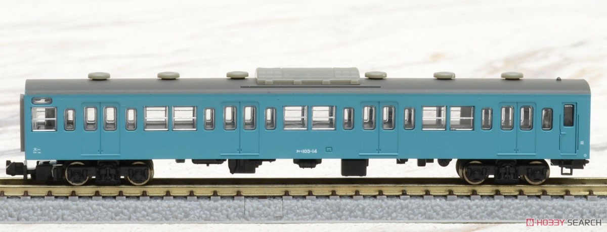 (Z) 国鉄 103系 スカイブルー 低運転台タイプ 4両基本セット (基本・4両セット) (鉄道模型) 商品画像7