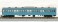 (Z) J.N.R. Series 103 Sky Blue Low Cab Type Standard Four Car Set (Basic 4-Car Set) (Model Train) 商品画像7 Thumbnail