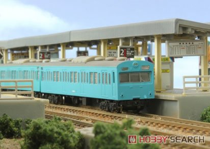 (Z) 国鉄 103系 スカイブルー 低運転台タイプ 4両基本セット (基本・4両セット) (鉄道模型) その他の画像2