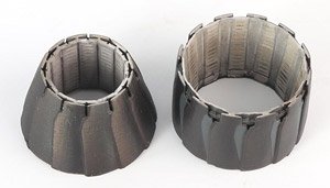 F-16 C/D Block 30/40/50/60 GE Exhaust Nozzle Set (Opened+Closed) (for Hasegawa) (Plastic model)