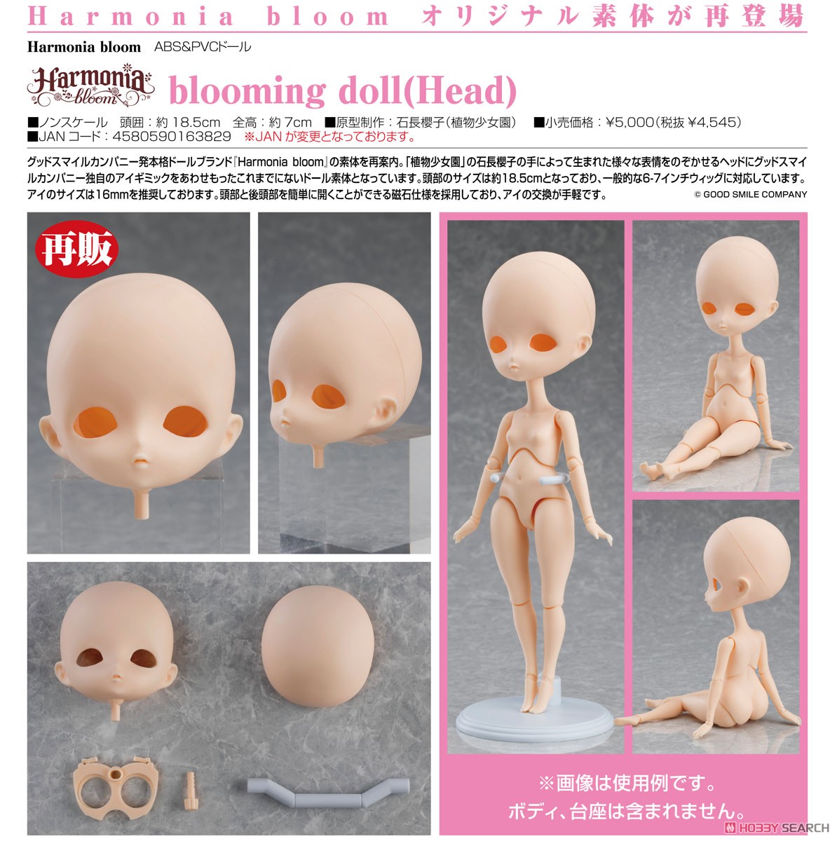 Harmonia bloom blooming doll (Head) (ドール) その他の画像4