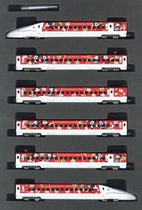 【限定品】 九州新幹線 800-1000系 (JR九州 Waku Waku Trip 新幹線 ミッキーマウス＆ミニーマウス デザイン)セット (6両セット) (鉄道模型)