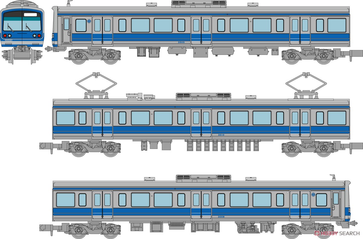 鉄道コレクション 伊豆箱根鉄道 3000系 (3505編成) (3両セット) (鉄道模型) その他の画像1