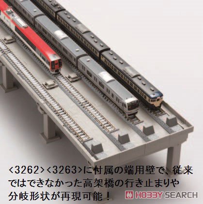マルチ高架橋S140 (対向式ホーム用) (2組入) (鉄道模型) その他の画像1