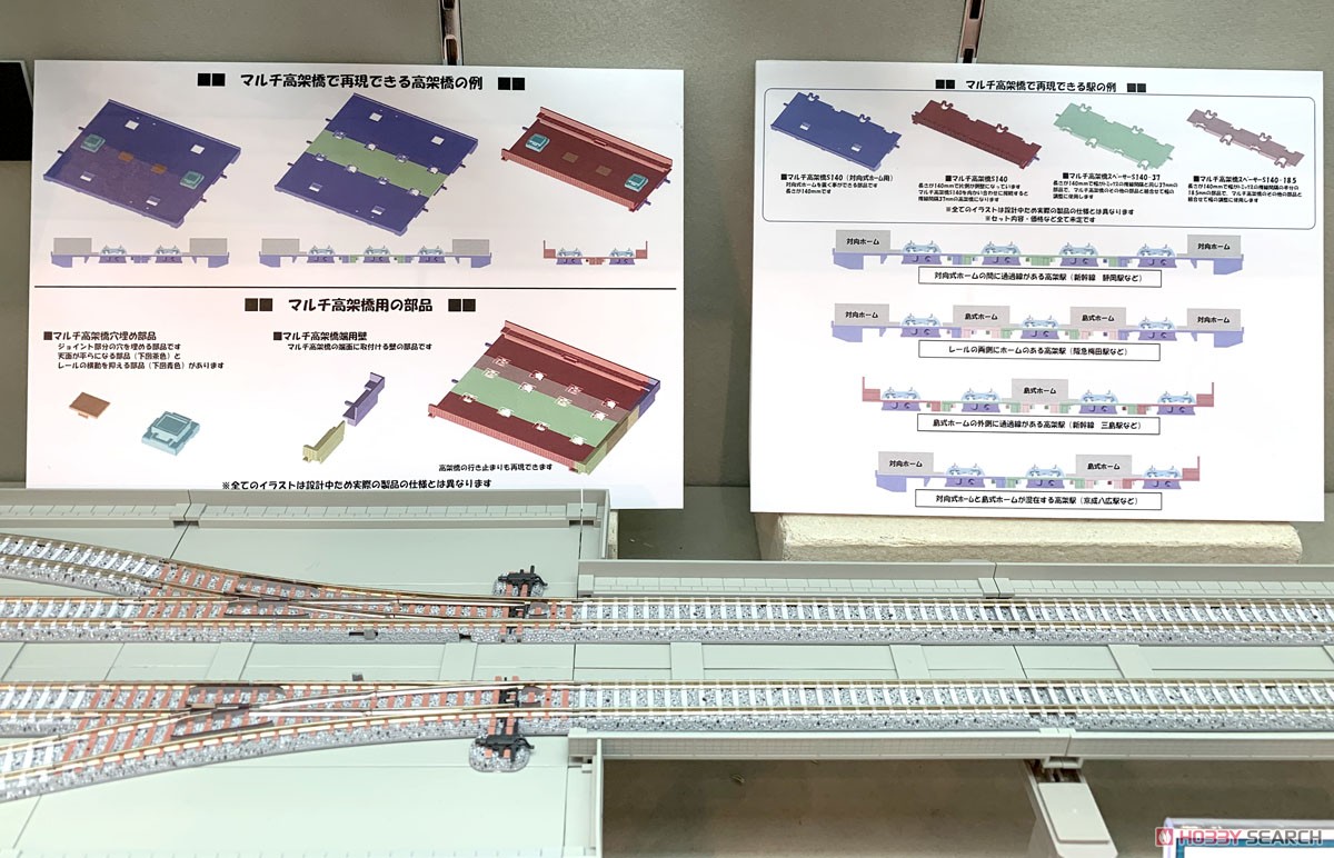 マルチ高架橋S140 (対向式ホーム用) (2組入) (鉄道模型) その他の画像4
