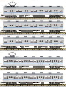 The Railway Collection Eidan Subway Series 5000 Tozai Line Un-air-conditioned Car Additional Five Car Set A (Add-On 5-Car Set) (Model Train)