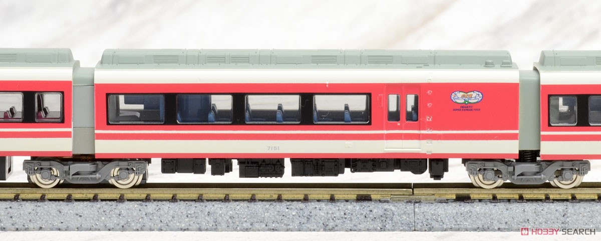 小田急ロマンスカー 7000形LSE (新塗装) セット (11両セット) (鉄道模型) 商品画像12