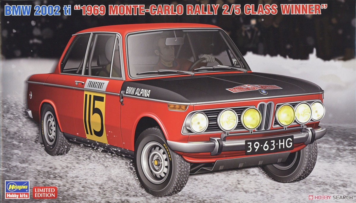 BMW 2002ti `1969 モンテカルロ ラリー 2/5クラス ウィナー` (プラモデル) パッケージ1