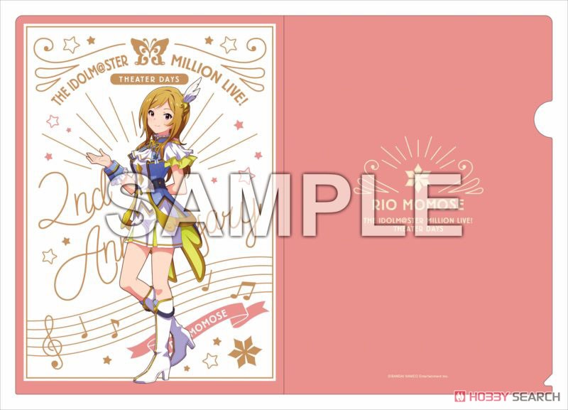 The Idolm@ster Million Live! A4 Clear File Lumiere Papillon Ver. Rio Momose (Anime Toy) Item picture1