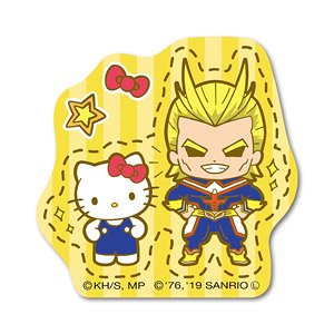 Seal My Hero Academia x Sanrio Characters All Might x Hello Kitty (Anime Toy)