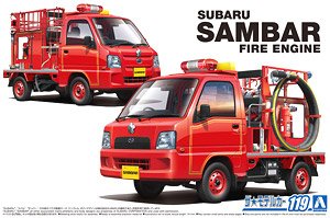 スバル TT2 サンバー 消防車 `11 (プラモデル)