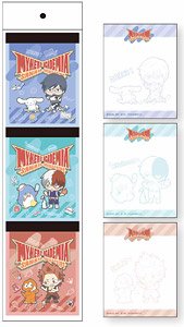 3P Notepad My Hero Academia x Sanrio Characters B (Anime Toy)