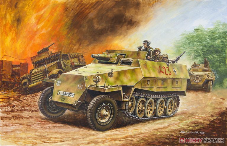 Sd.Kfz.251/9 Ausf.D 7.5cm戦車砲搭載火力支援車 前期型 (プラモデル) その他の画像1
