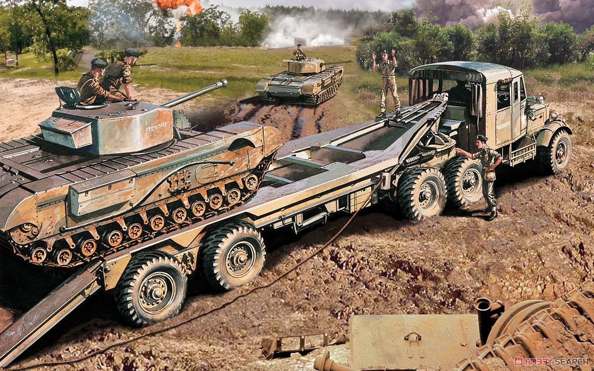 スキャメル 戦車運搬車 (プラモデル) その他の画像1