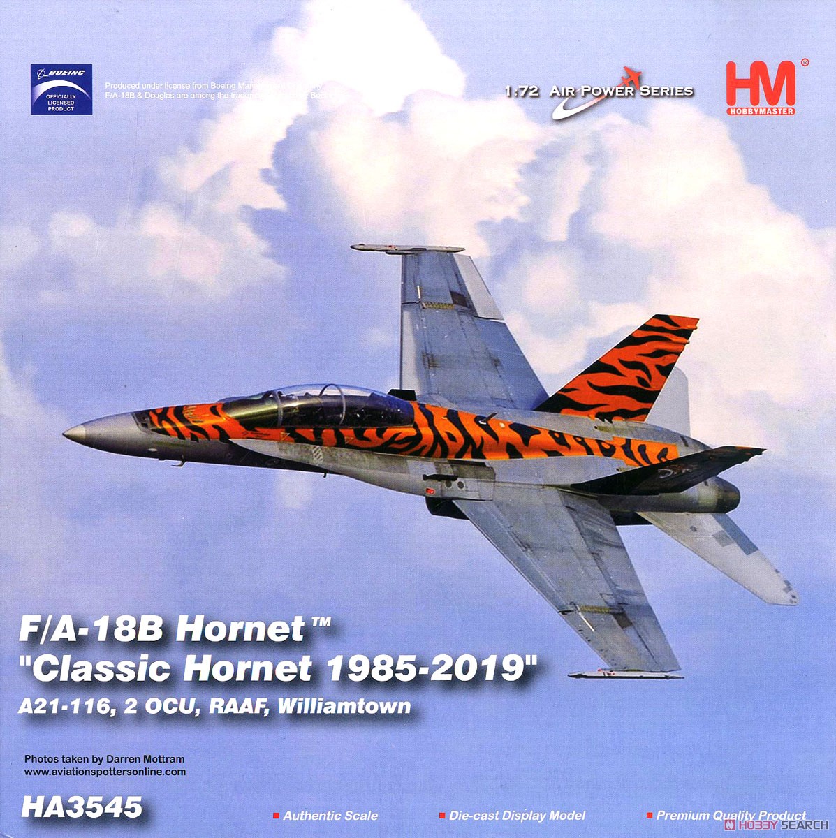 F/A-18B ホーネット `オーストラリア空軍 クラッシック・ホーネット` (完成品飛行機) パッケージ1