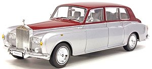 Rolls-Royce Phantom VI (Silver/Red) (Diecast Car)