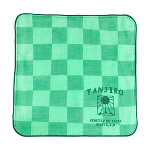 Demon Slayer: Kimetsu no Yaiba Gaze Towel Handkerchief [01. Tanjiro Kamado] (Anime Toy)