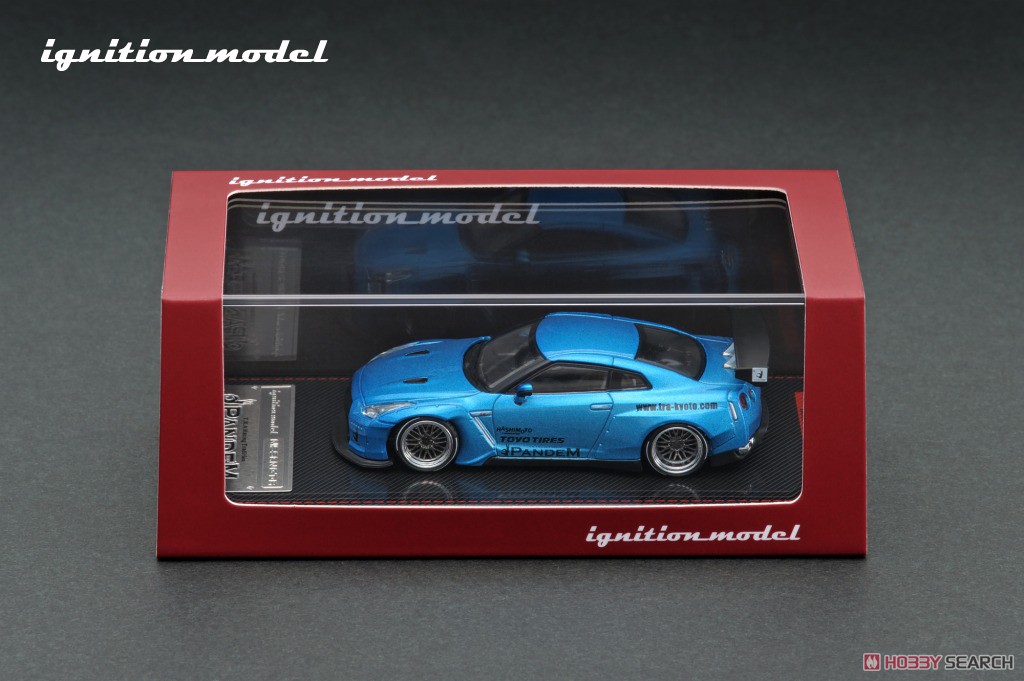 PANDEM R35 GT-R Blue Metallic (ミニカー) パッケージ1